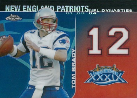 2008 Topps Chrome Dynasties Tom Brady #TB2 Football Card