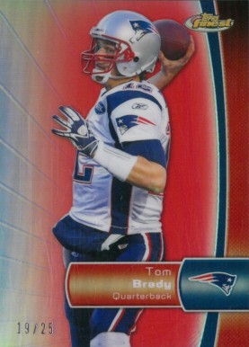 2012 Finest Tom Brady #50 Football Card