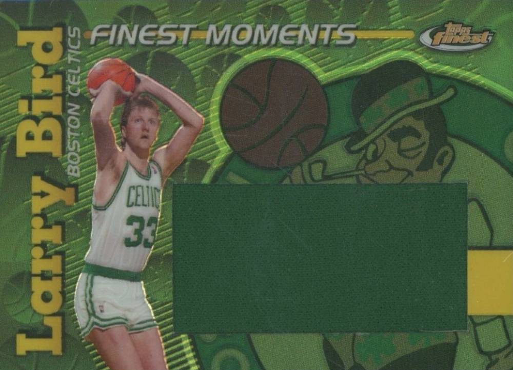 2007 Finest Moments Relic Larry Bird #LB Basketball Card