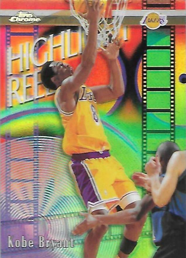 1999 Topps Chrome Highlight Reels Kobe Bryant #HR4 Basketball Card