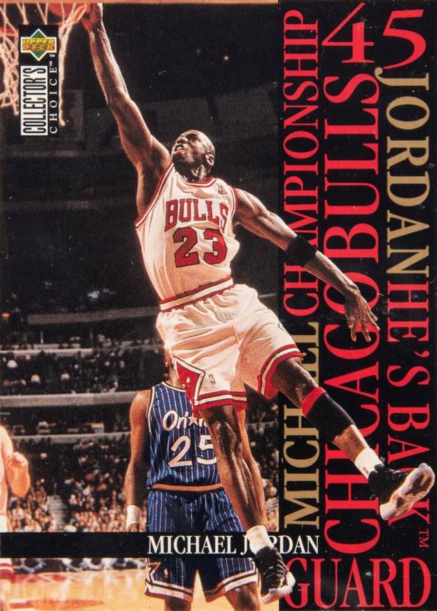 1995 Collector's Choice Jordan-He's Back Michael Jordan #M5 Basketball Card