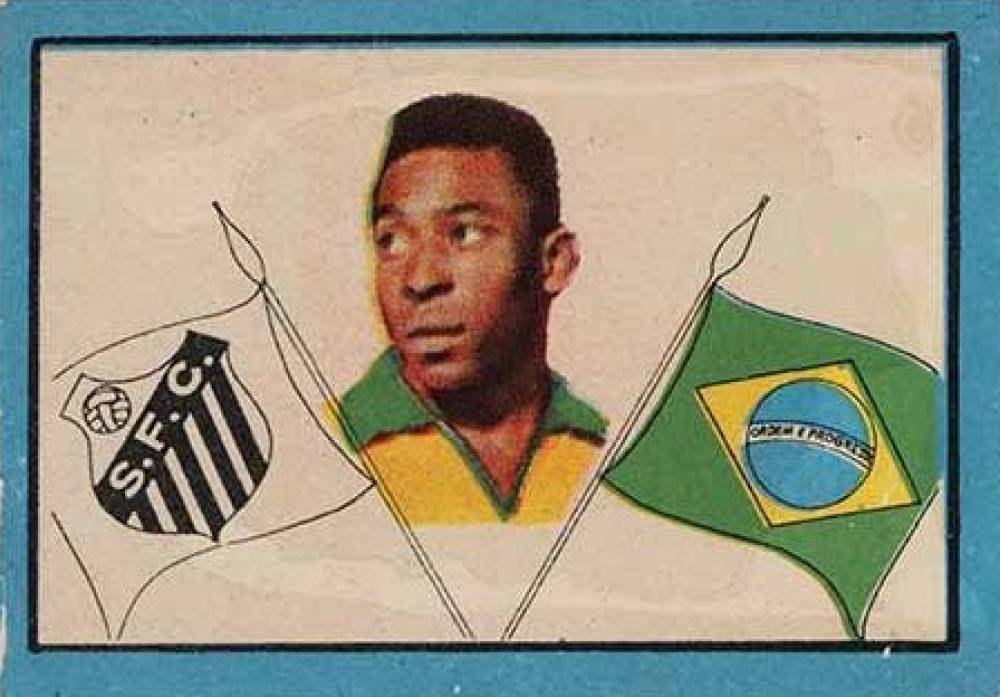 1966 Saravan Holandeza No 1 Pele #64 Soccer Card