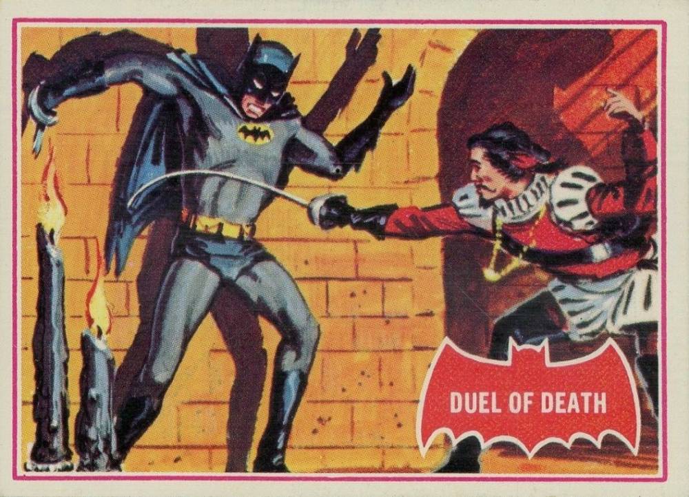 1966 Batman A Series Canada Red Bat Duel of Death #41A Non-Sports Card