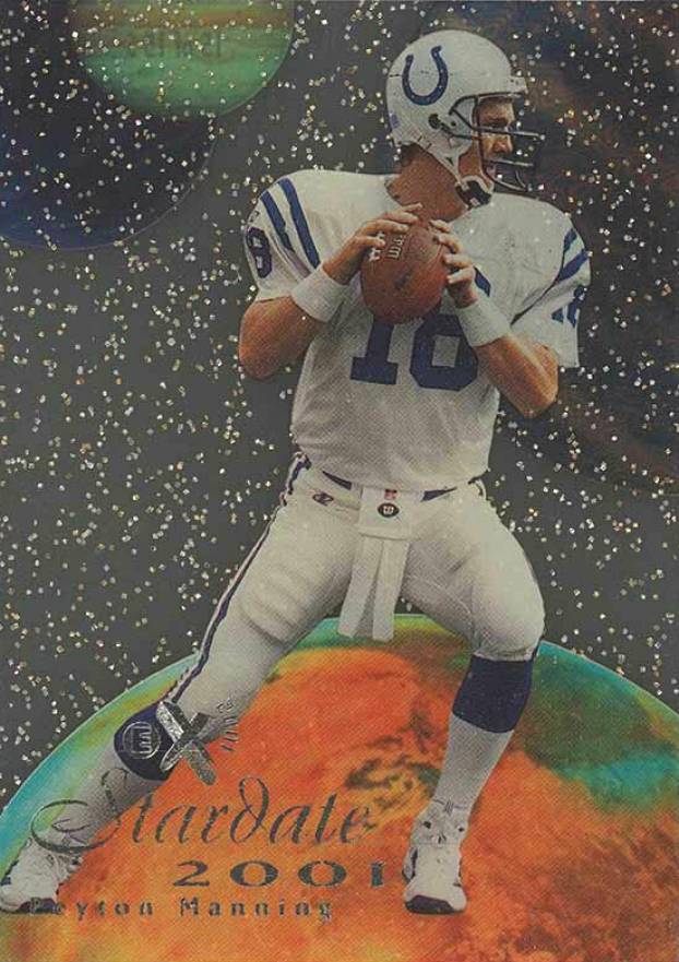 1998 Skybox E-X2001 Stardate 2001 Peyton Manning #15 Football Card