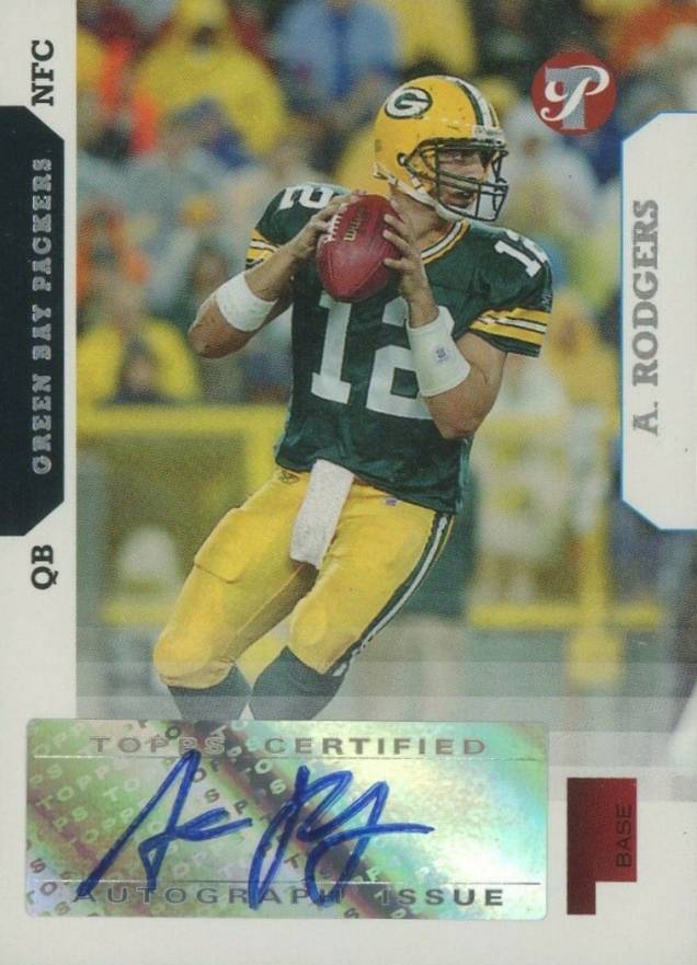 2005 Topps Pristine Aaron Rodgers #146 Football Card