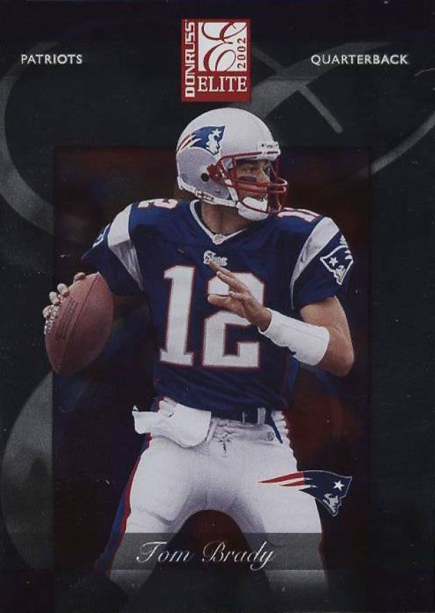 2002 Donruss Elite Tom Brady #30 Football Card