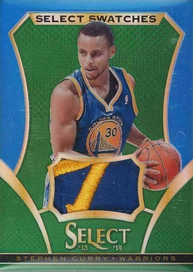 2013 Panini Select Swatches Stephen Curry #48 Basketball Card