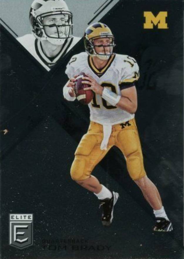 2017 Panini Elite Draft Picks  Tom Brady #95 Football Card