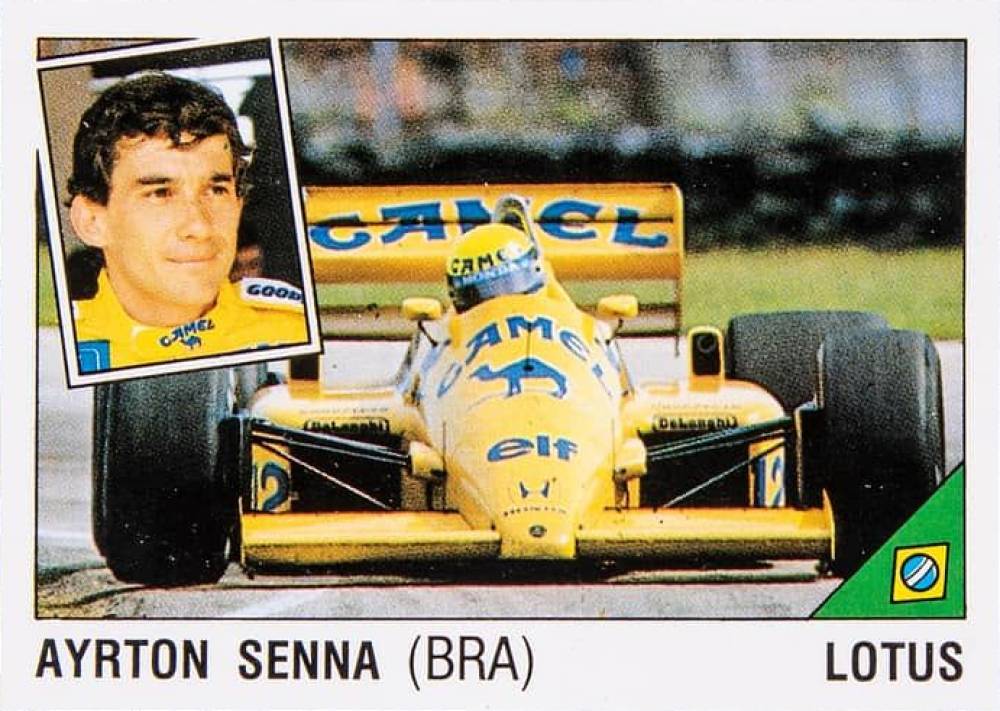 1987 Panini Supersport UK Ayrton Senna #31 Other Sports Card