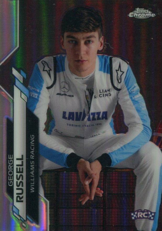 2020 Topps Chrome Formula 1 George Russell #19 Other Sports Card
