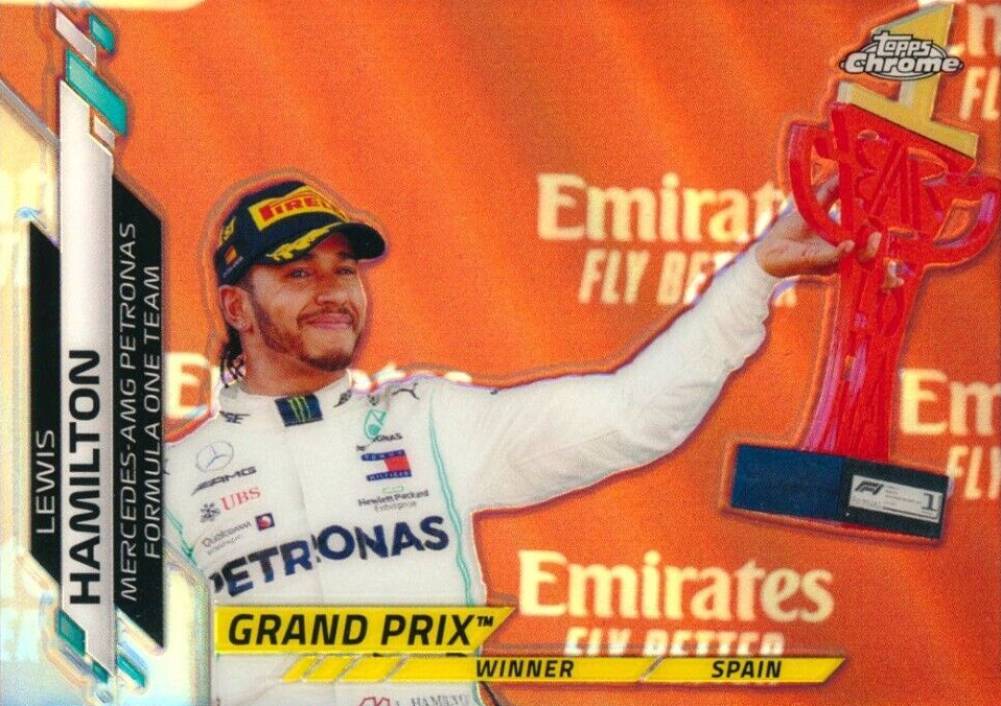2020 Topps Chrome Formula 1 Lewis Hamilton #137 Other Sports Card
