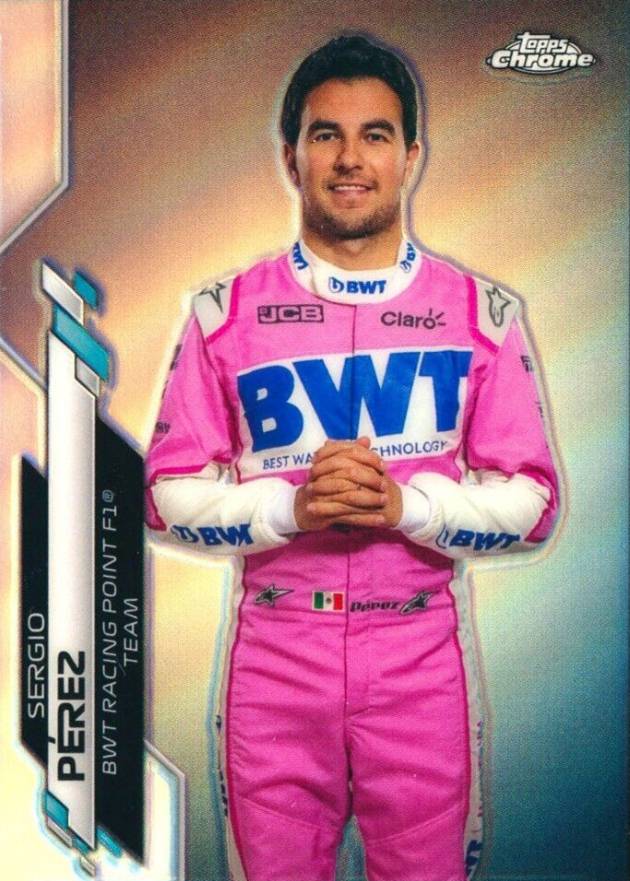 2020 Topps Chrome Formula 1 Sergio Perez #13 Other Sports Card