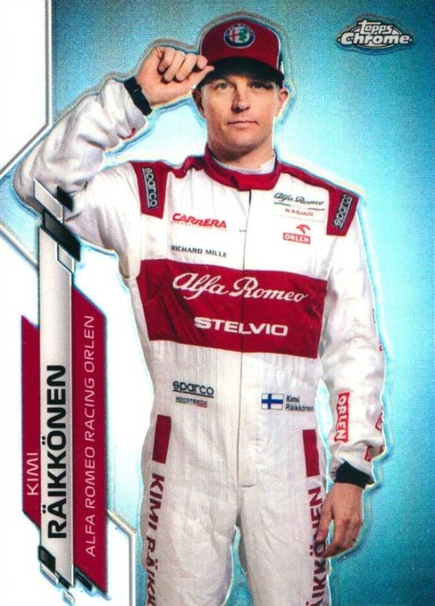 2020 Topps Chrome Formula 1 Kimi Raikkonen #15 Other Sports Card