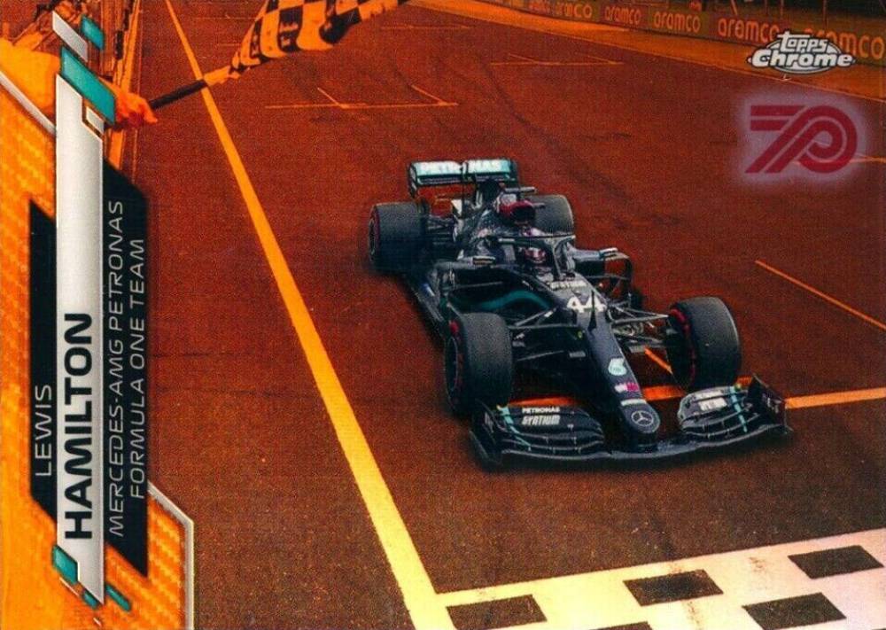 2020 Topps Chrome Formula 1 Lewis Hamilton #21 Other Sports Card