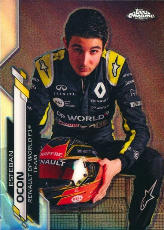 2020 Topps Chrome Formula 1 Esteban Ocon #10 Other Sports Card