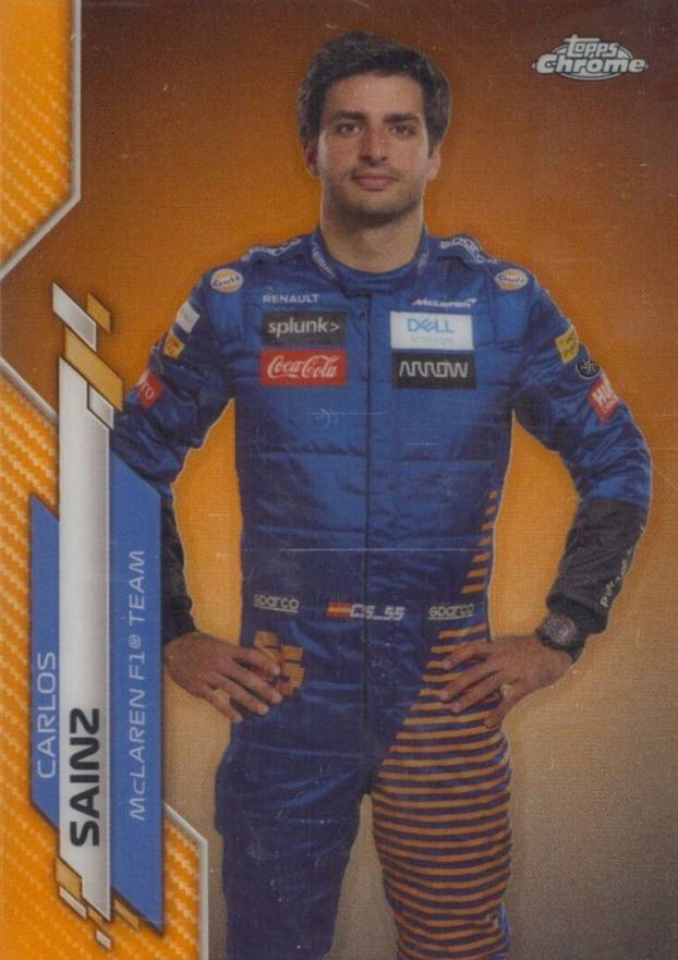 2020 Topps Chrome Formula 1 Carlos Sainz #8 Other Sports Card