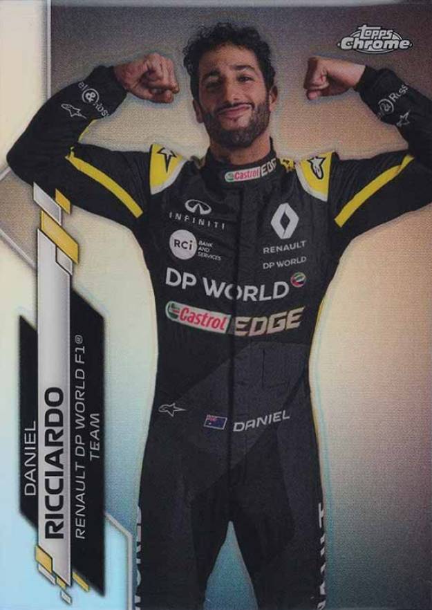 2020 Topps Chrome Formula 1 Daniel Ricciardo #9 Other Sports Card