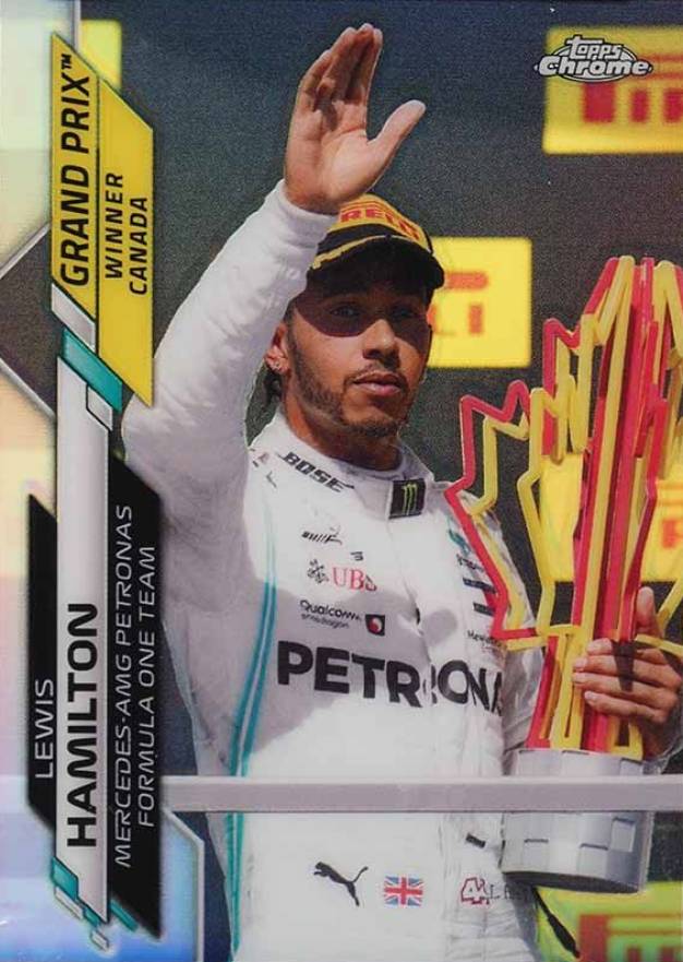 2020 Topps Chrome Formula 1 Lewis Hamilton #139 Other Sports Card
