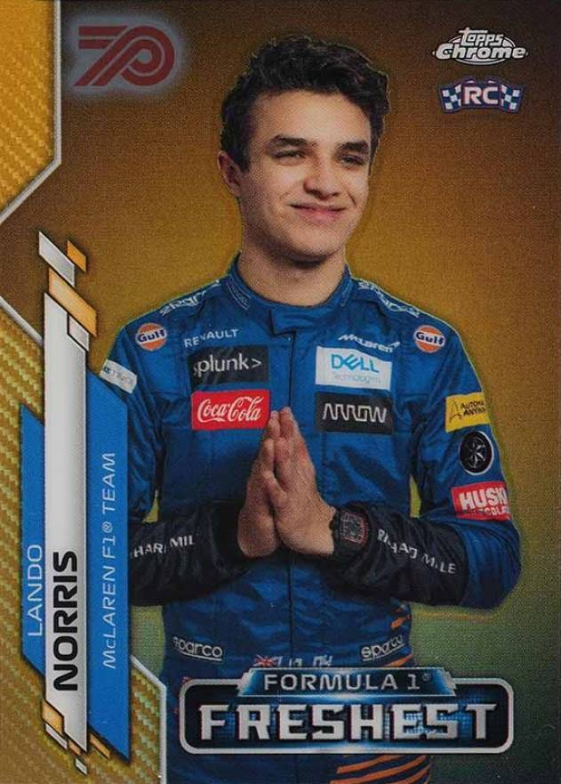 2020 Topps Chrome Formula 1 Lando Norris #199 Other Sports Card