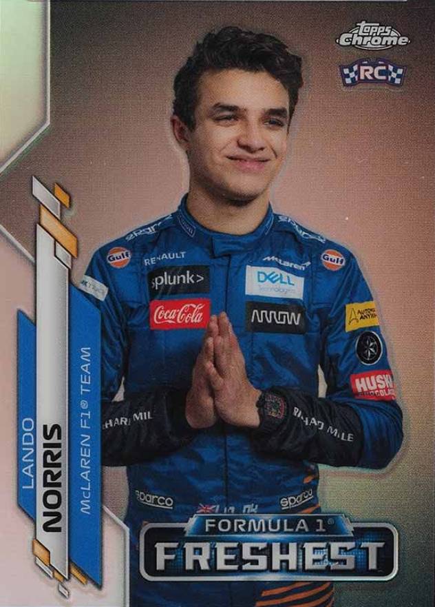 2020 Topps Chrome Formula 1 Lando Norris #199 Other Sports Card