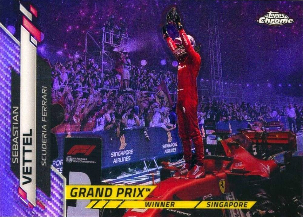 2020 Topps Chrome Formula 1 Sebastian Vettel #147 Other Sports Card