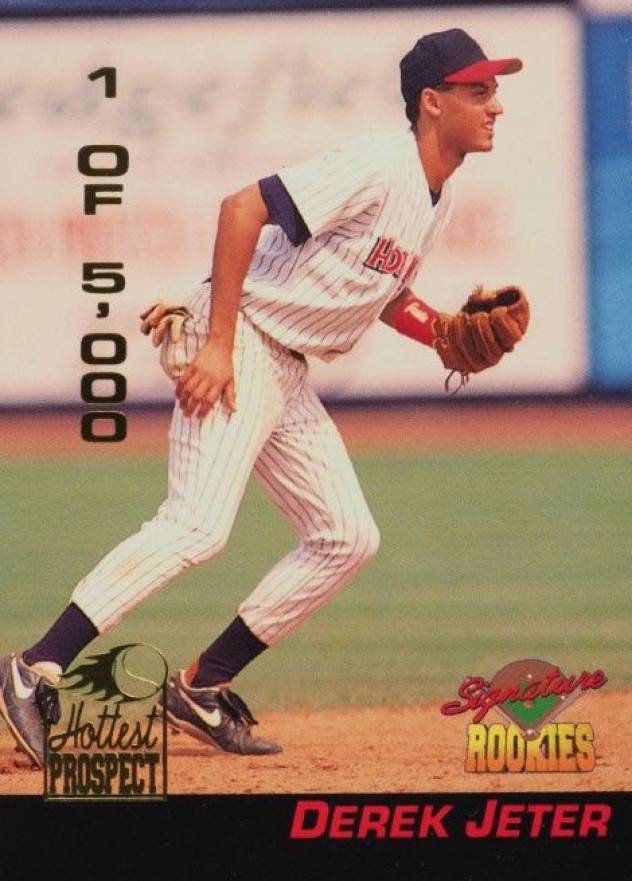 1994 Signature Rookies Hottest Prospects Derek Jeter #S4 Baseball Card