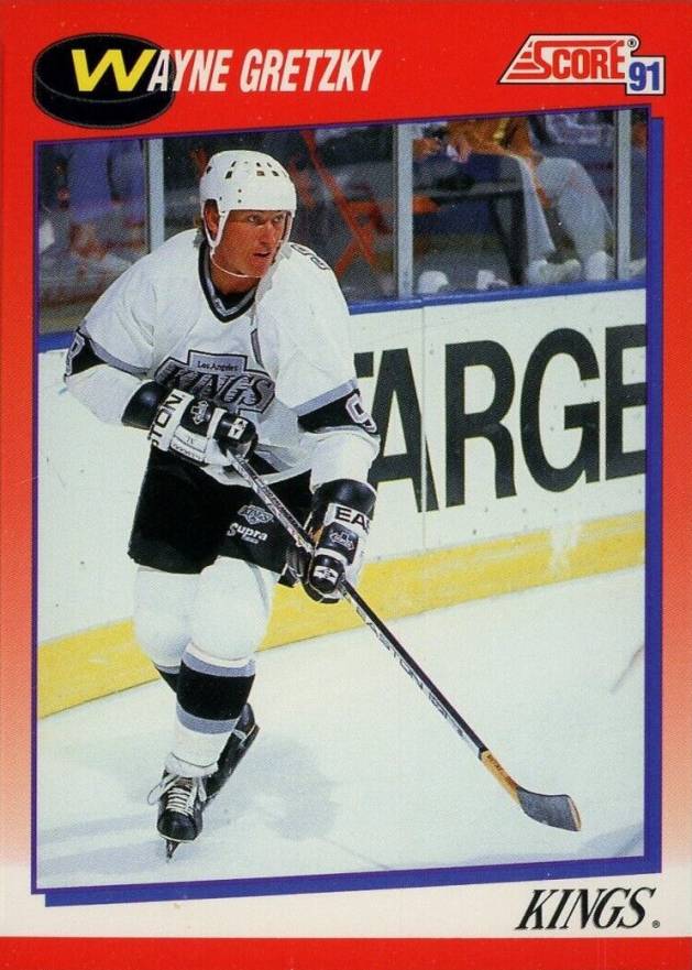1991 Score Canadian Wayne Gretzky #100 Hockey Card