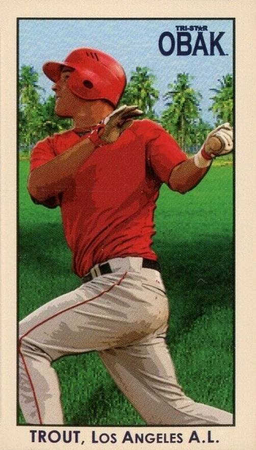 2010 Tristar Obak Mini 31st National-Promo Mike Trout #N28 Baseball Card