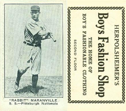 1921 Herpolsheimer's (1921) "Rabbit" Maranville # Baseball Card