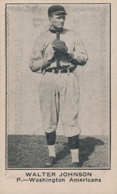 1921 Herpolsheimer's (1921) Walter Johnson #25 Baseball Card