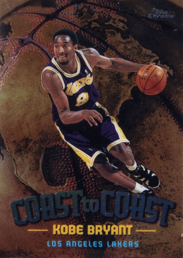1998 Topps Chrome Coast to Coast Kobe Bryant #CC1 Basketball Card