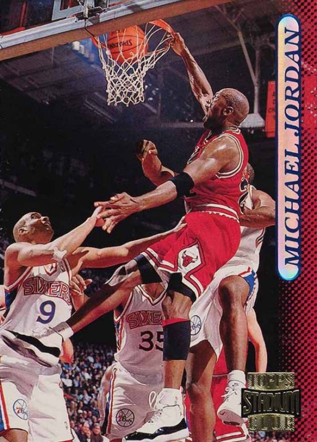 1996 Stadium Club  Michael Jordan #101 Basketball Card