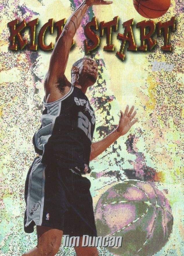 1998 Topps Kick Start Tim Duncan #KS1 Basketball Card