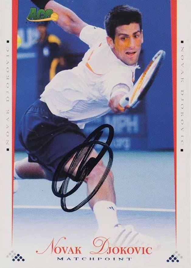 2008 Ace Authentic Match Point Novak Djokovic #3 Other Sports Card