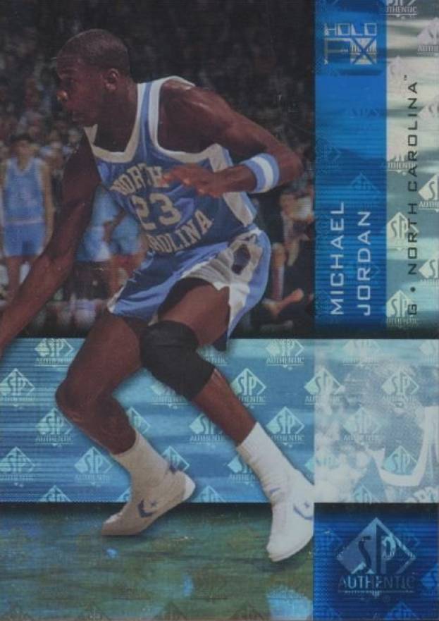 2010 SP Authentic Holo F/X Michael Jordan #23 Basketball Card