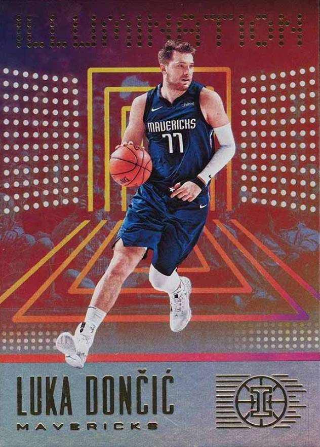 2019 Panini Illusions Illumination Luka Doncic #5 Basketball Card