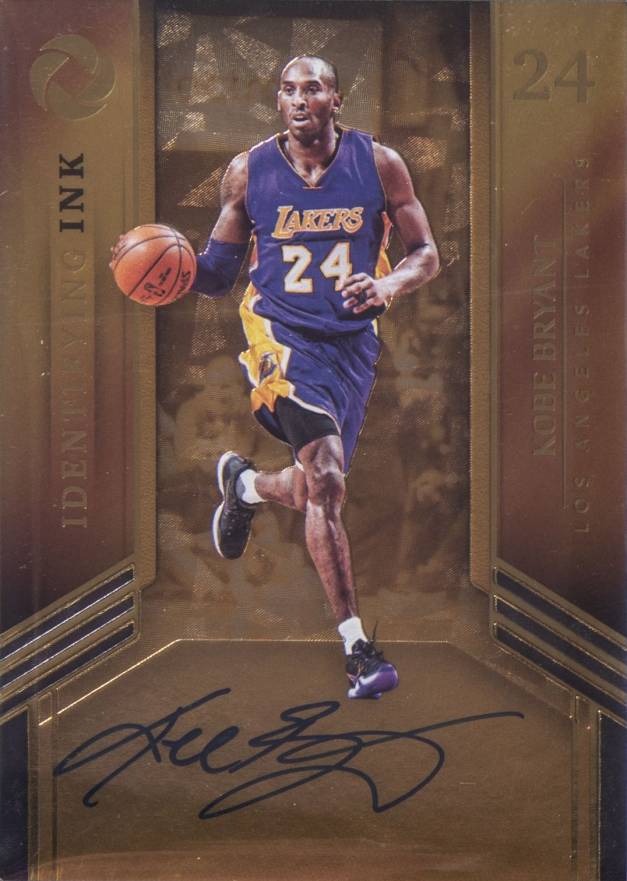 2017 Panini Opulence Identifying Ink Kobe Bryant #II-KBR Basketball Card