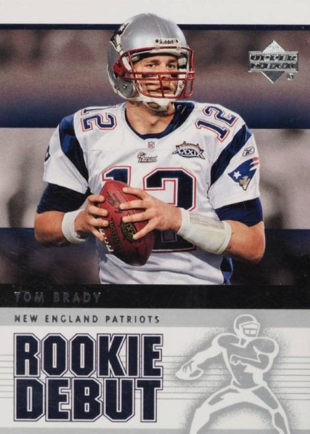 2005 Upper Deck Rookie Debut Tom Brady #57 Football Card