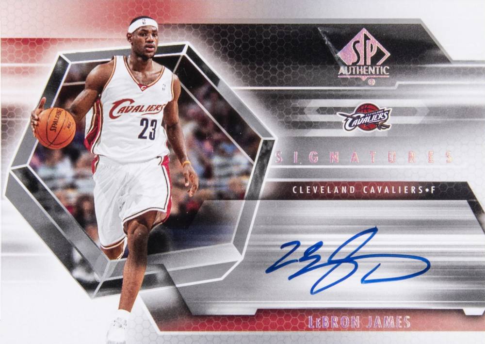2004 SP Authentic SP Signatures LeBron James #SP-LJ Basketball Card