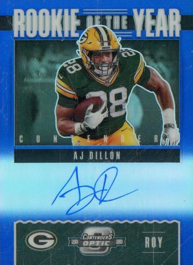 AJ Dillon Memorabilia, AJ Dillon Collectibles, NFL AJ Dillon Signed Gear