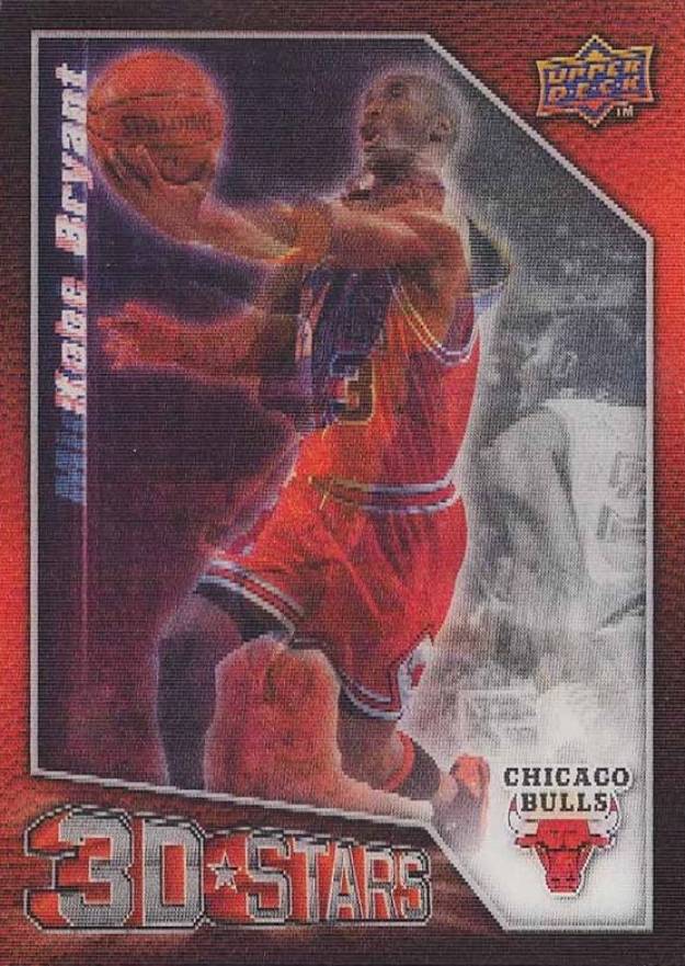 2009 Upper Deck 3D NBA Stars Kobe Bryant/LeBron James #3D-BJ Basketball Card