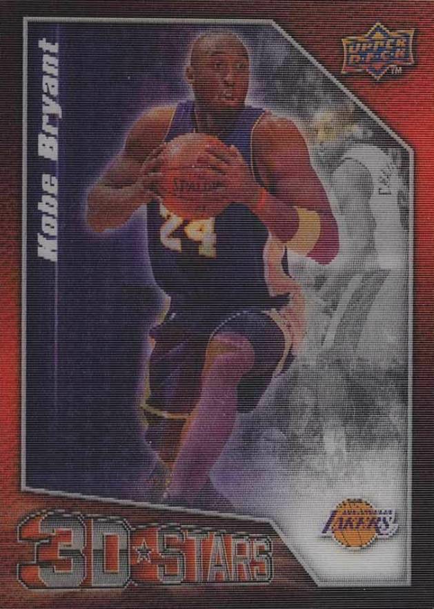 2009 Upper Deck 3D NBA Stars Kobe Bryant #3D-KB Basketball Card