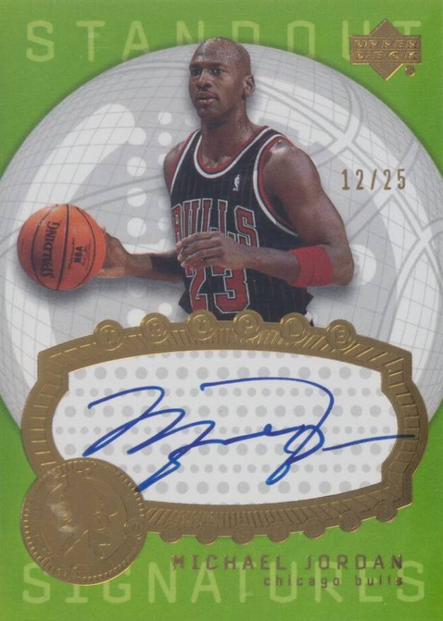 2003 Upper Deck Triple Dimensions Standout Signatures Michael Jordan #STA5 Basketball Card
