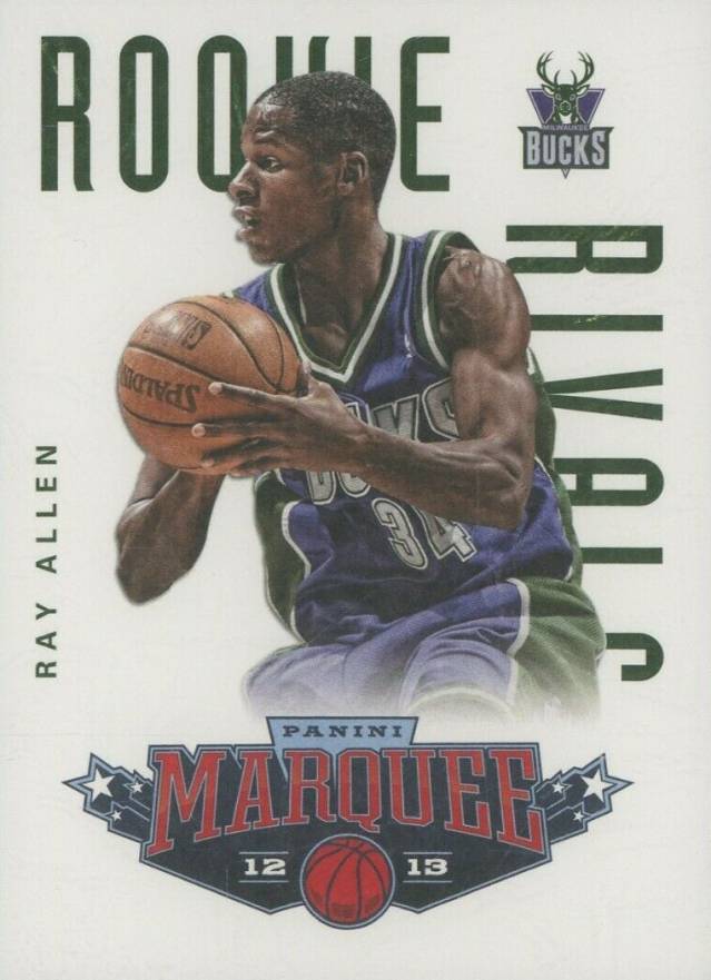 2012 Panini Marquee Rookie Rivals Kobe Bryant/Ray Allen #15 Basketball Card