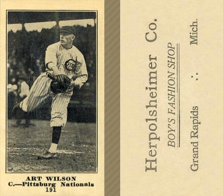 1916 Herpolsheimer Co. Art Wilson #191 Baseball Card