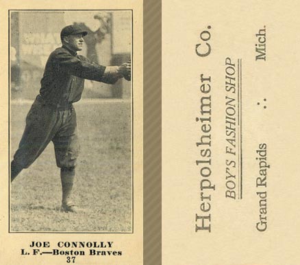 1916 Herpolsheimer Co. Joe Connolly #37 Baseball Card