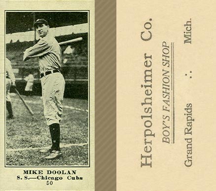 1916 Herpolsheimer Co. Mike Doolan #50 Baseball Card