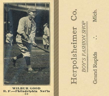 1916 Herpolsheimer Co. Wilbur Good #69 Baseball Card