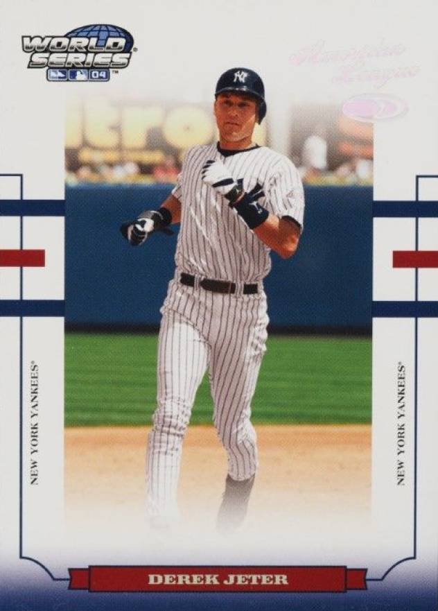 2004 Donruss World Series Derek Jeter #WS-121 Baseball Card