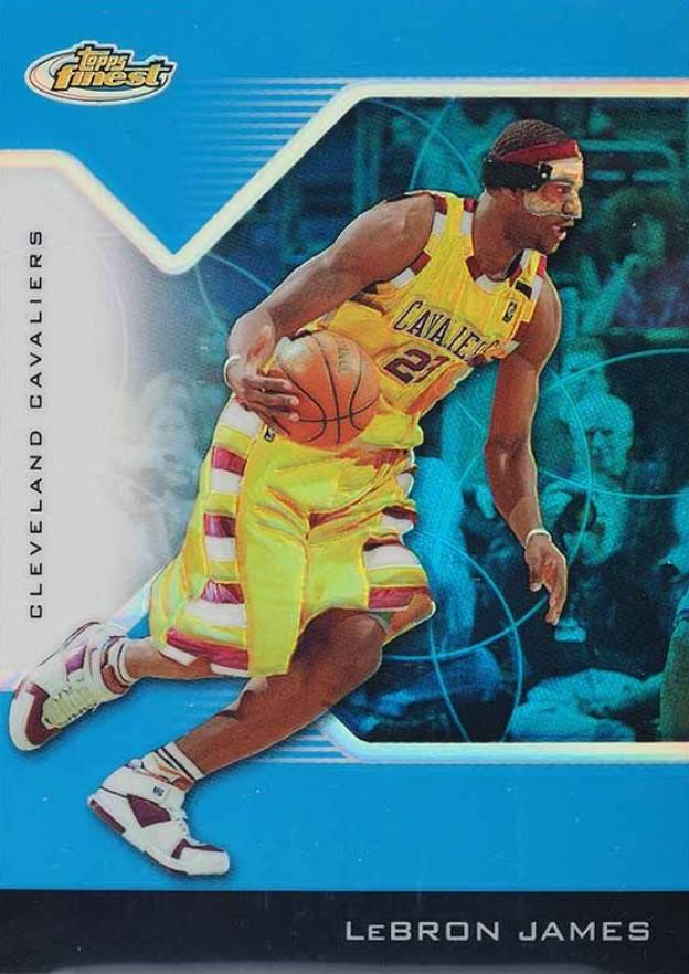 2004 Finest LeBron James #23 Basketball Card